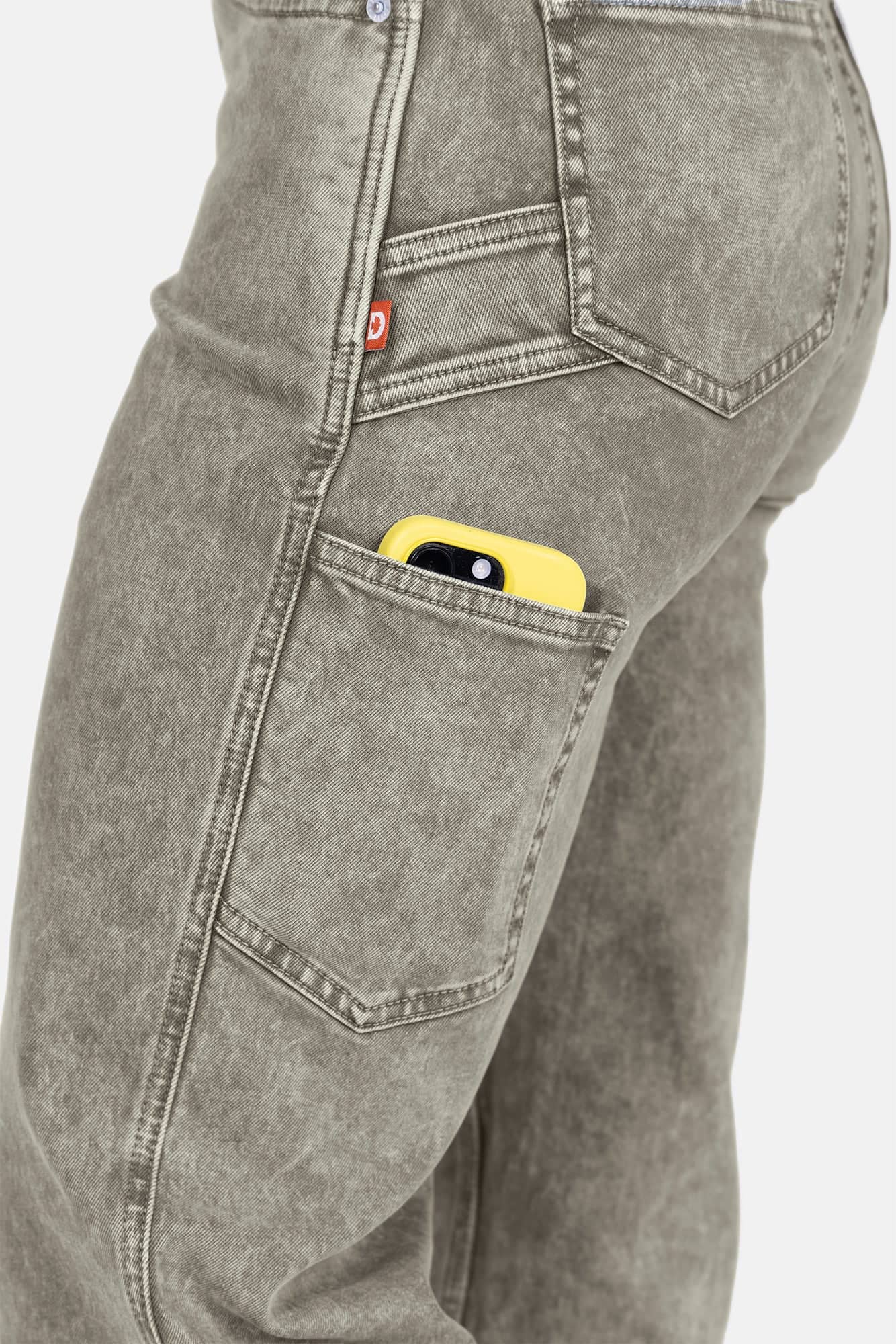 Old School Wide Leg Mineral Wash Jean in Sunbaked Eucalyptus - Image 8