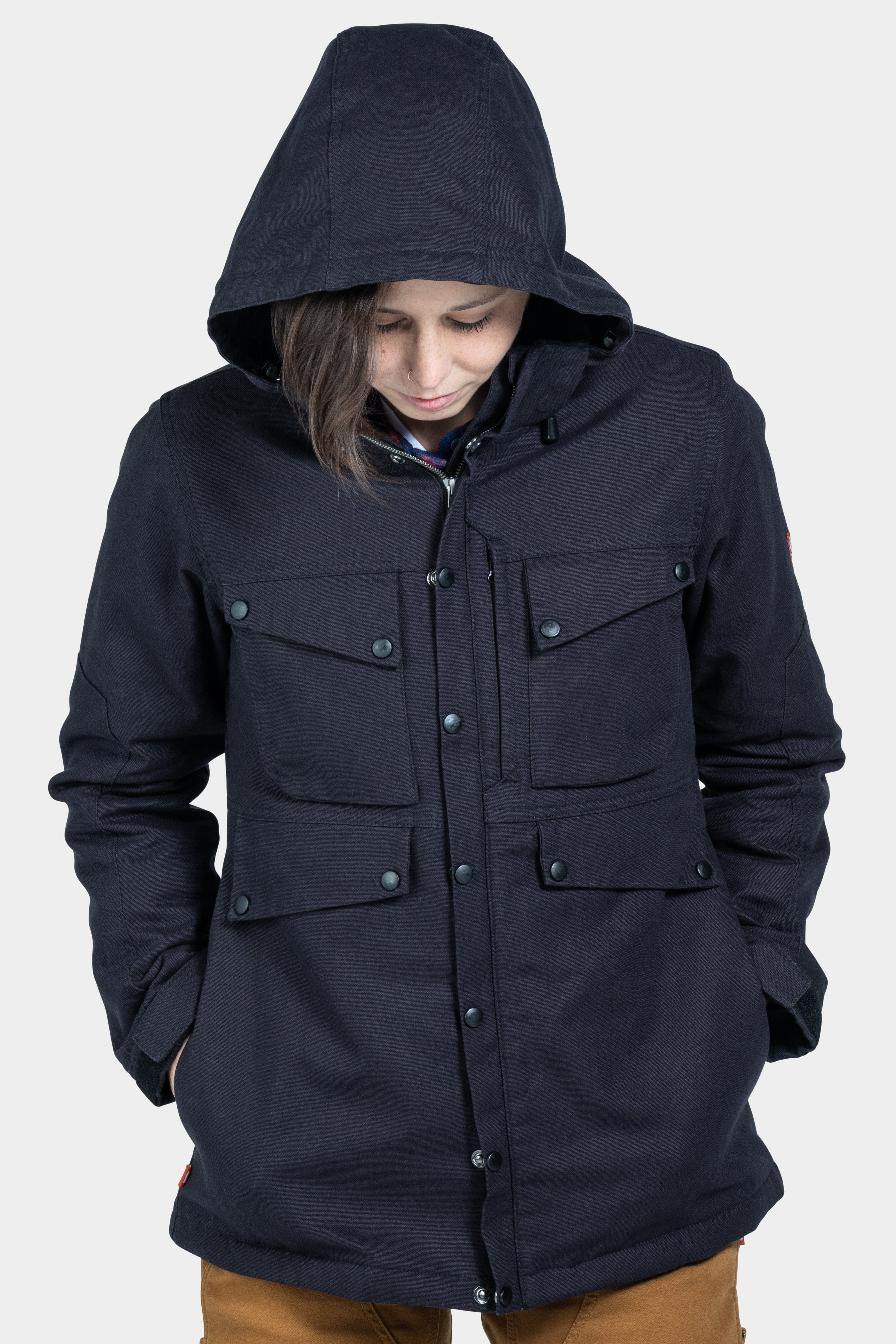 Kent X Chore Coat in Black - Image 4
