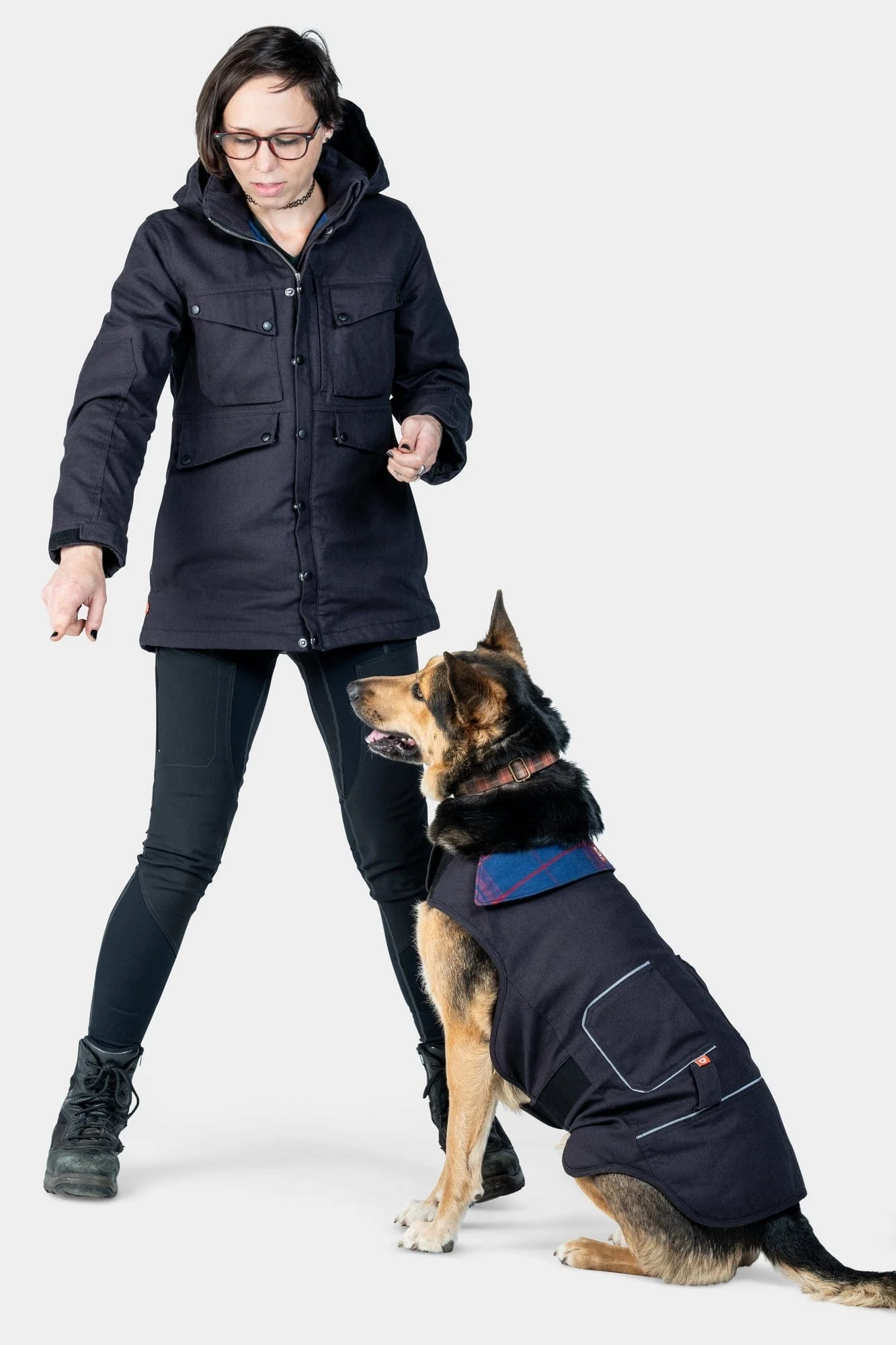 Kent X Chore Coat in Black - Image 8