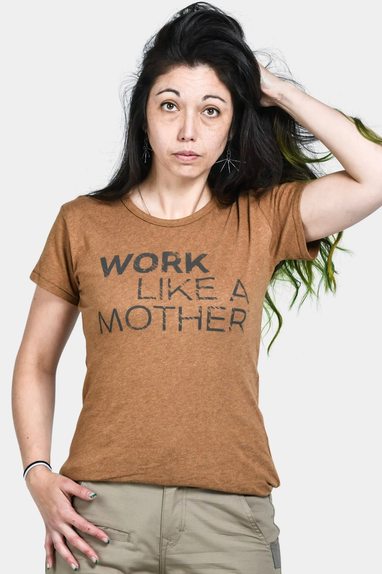 Work Like a Mother™ Crew Neck Tee - Image 3