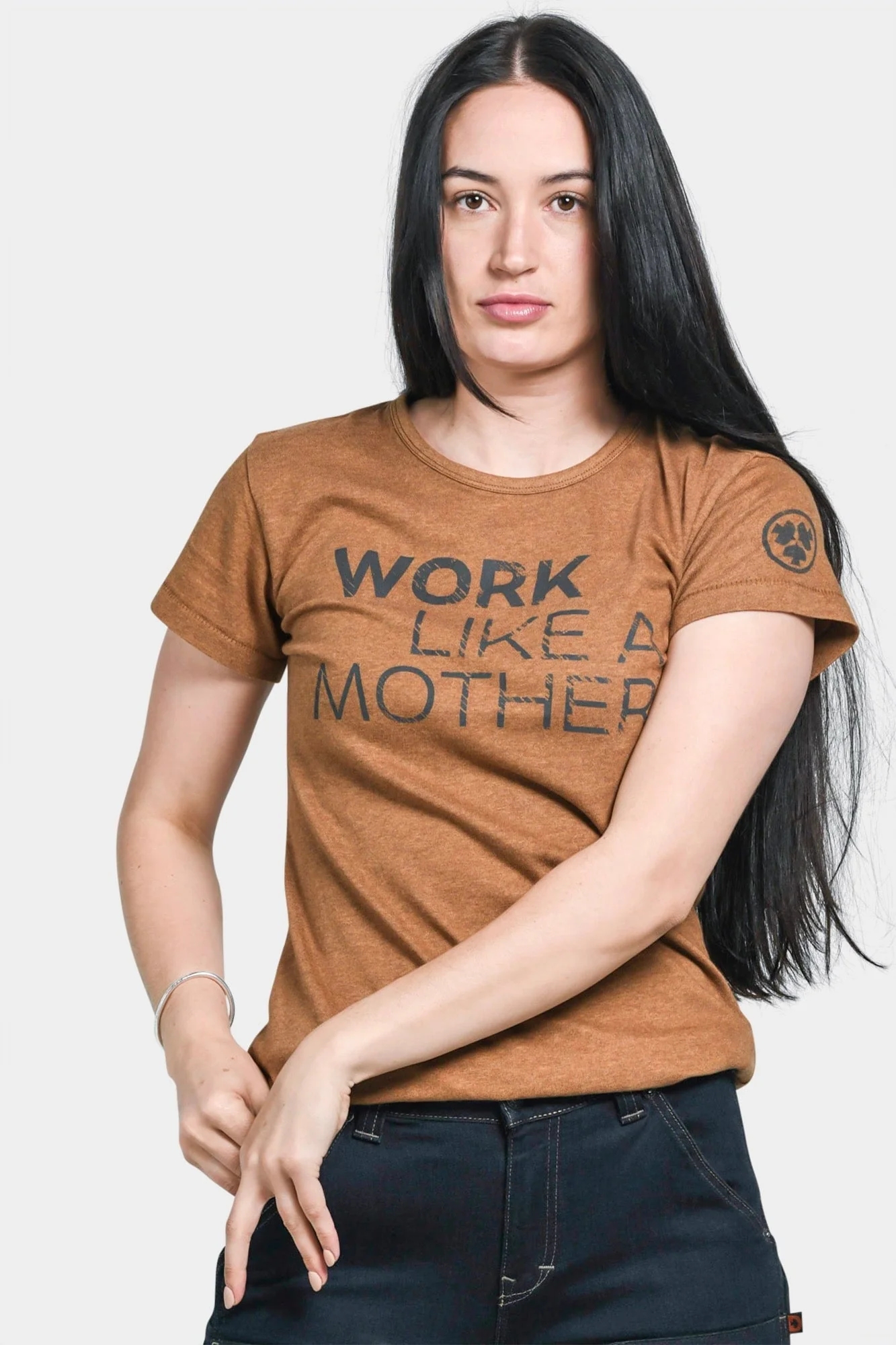 Work Like a Mother™ Crew Neck Tee - Image 4